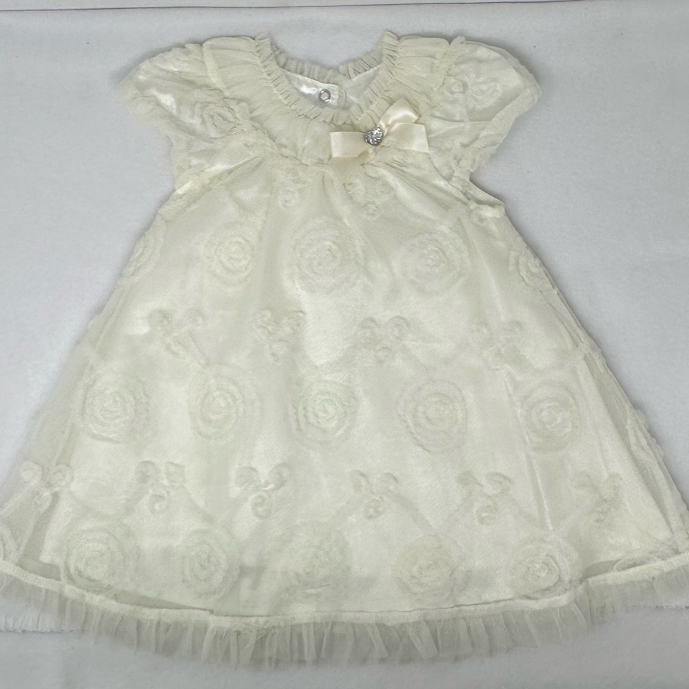 Nannette Baby Ivory Tulle Dress Size 18 Months